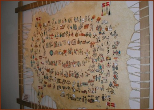 Hide Painting — © America In Context 2007