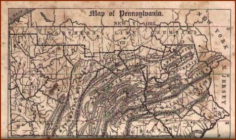1846 Pennsylvania courtesy of www.mapsofpa.com