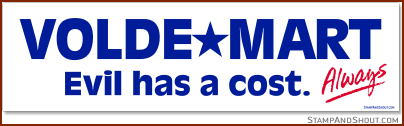 Bumper sticker available at www.stampandshout.com