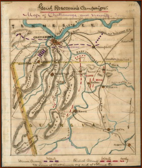 Chattanooga Battle Map